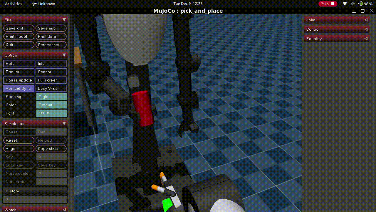 Dynamic Handover Demo